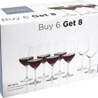 Schott Zwiesel - 17.3 oz, Pack of 8 Tritan Forte Red Wine Glasses - 0007.120172