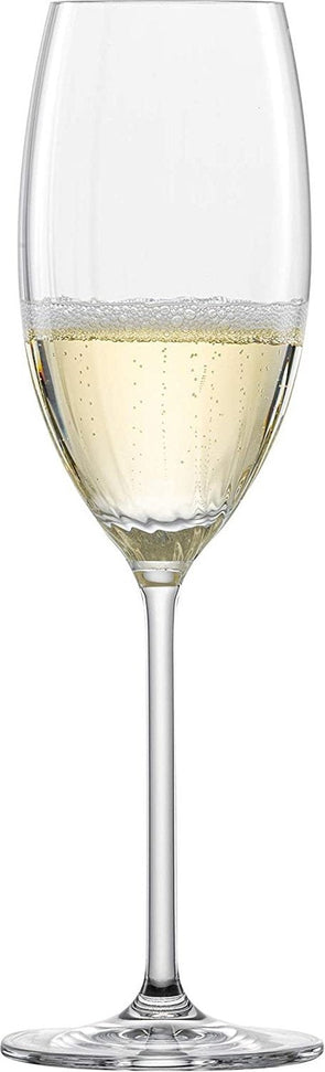 Schott Zwiesel - 9.7oz Prizma Champagne Flute Glasses, Pack of 6 - 0084.121571 - DISCONTINUED