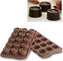 Silikomart - Vertigo Chocolate Mold (0.34 Oz Each) - SCG04
