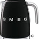 Smeg - 1.7 L 50's Retro Style Variable Temperature Kettle with 3D Logo Black - KLF04BLUS