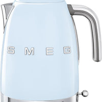 Smeg - 1.7 L 50's Retro Style Variable Temperature Kettle with 3D Logo Pastel Blue - KLF04PBUS