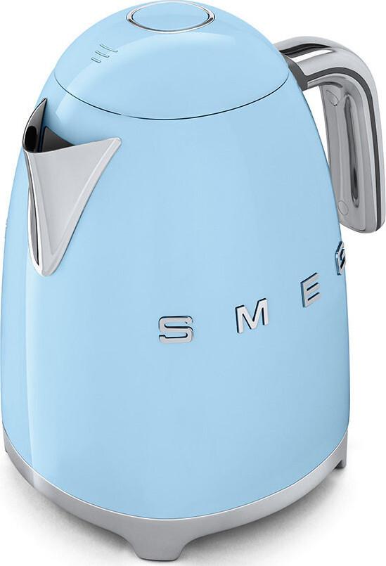 Smeg - 1.7 L 50's Style Kettle Pastel with 3D Logo Blue - KLF03PBUS