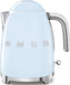 Smeg - 1.7 L 50's Style Kettle Pastel with 3D Logo Blue - KLF03PBUS