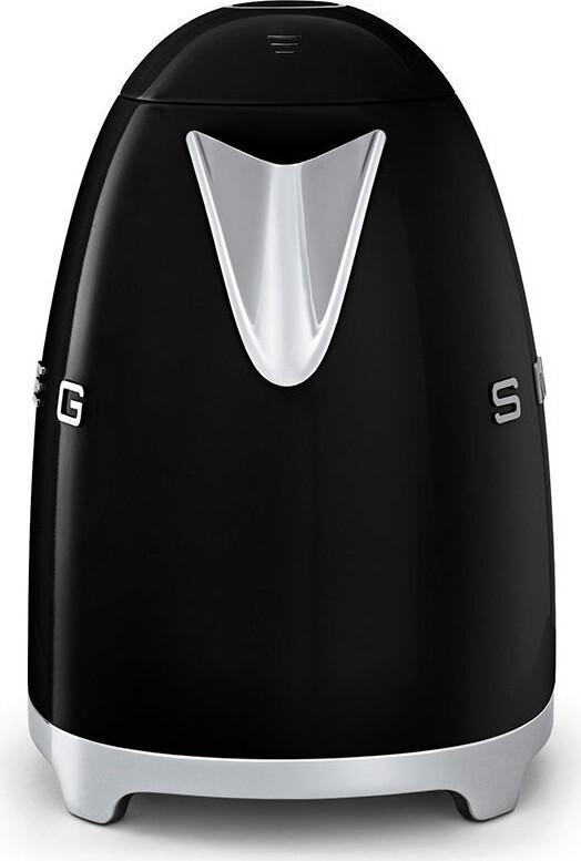 Smeg - 1.7 L 50's Style Kettle with 3D Logo Black - KLF03BLUS