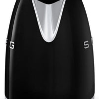 Smeg - 1.7 L 50's Style Kettle with 3D Logo Black - KLF03BLUS