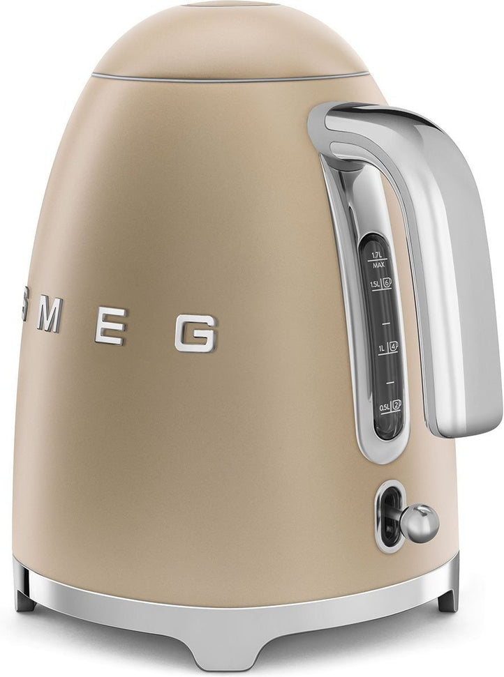 Smeg - 1.7 L 50's Style Kettle with 3D Logo Champagne - KLF03CHMUS