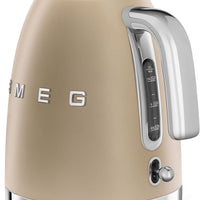 Smeg - 1.7 L 50's Style Kettle with 3D Logo Champagne - KLF03CHMUS