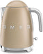 Smeg - 1.7 L 50's Style Kettle with 3D Logo Champagne - KLF03CHMUS