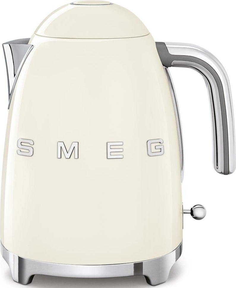 Smeg - 1.7 L 50's Style Kettle with 3D Logo Cream - KLF03CRUS