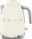 Smeg - 1.7 L 50's Style Kettle with 3D Logo Cream - KLF03CRUS