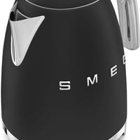 Smeg - 1.7 L 50's Style Kettle with 3D Logo Matte Black - KLF03BLMUS