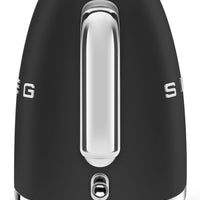 Smeg - 1.7 L 50's Style Kettle with 3D Logo Matte Black - KLF03BLMUS