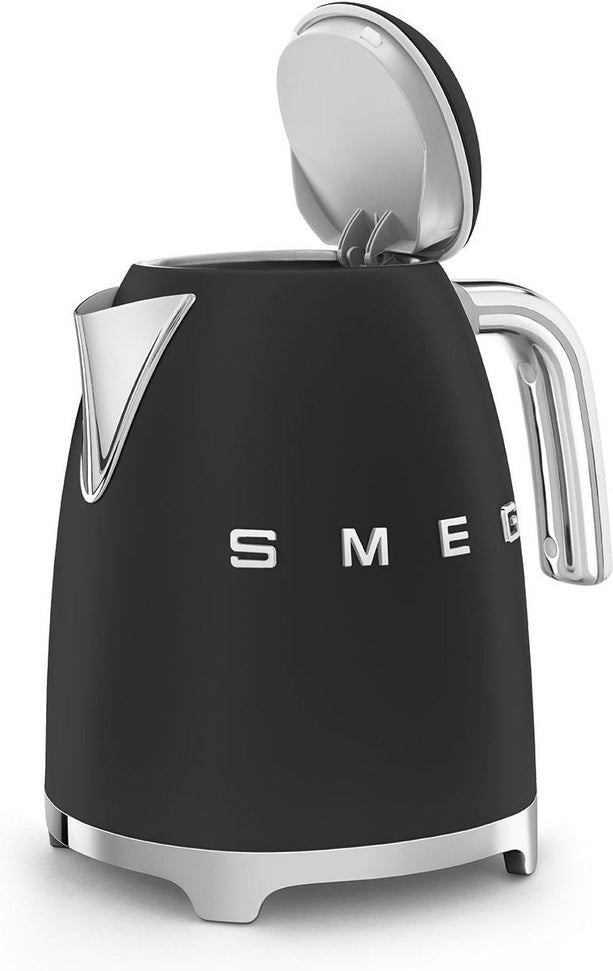 Smeg - 1.7 L 50's Style Kettle with 3D Logo Matte Black - KLF03BLMUS