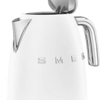 Smeg - 1.7 L 50's Style Kettle with 3D Logo Matte White - KLF03WHMUS