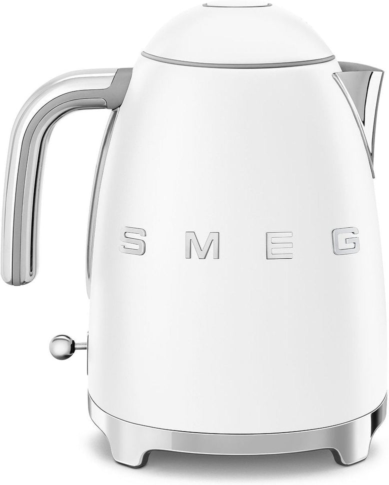 Smeg - 1.7 L 50's Style Kettle with 3D Logo Matte White - KLF03WHMUS