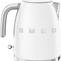 Smeg - 1.7 L 50's Style Kettle with 3D Logo Matte White - KLF03WHMUS