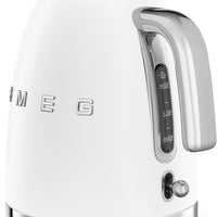 Smeg - 1.7 L 50's Style Kettle with 3D Logo Matte White - KLF03WHMUS