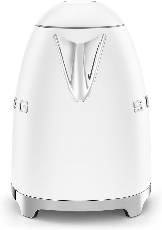 Smeg - 1.7 L 50's Style Kettle with 3D Logo Matte White - KLF03WHMUS