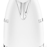 Smeg - 1.7 L 50's Style Kettle with 3D Logo Matte White - KLF03WHMUS