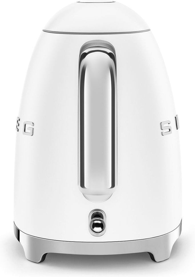 Smeg - 1.7 L 50's Style Kettle with 3D Logo Matte White - KLF03WHMUS