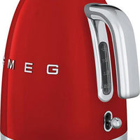 Smeg - 1.7 L 50's Style Kettle with 3D Logo Red - KLF03RDUS