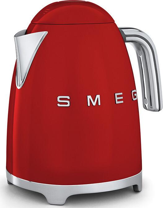 Smeg - 1.7 L 50's Style Kettle with 3D Logo Red - KLF03RDUS