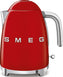 Smeg - 1.7 L 50's Style Kettle with 3D Logo Red - KLF03RDUS