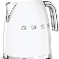 Smeg - 1.7 L 50's Style Kettle with 3D Logo White - KLF03WHUS