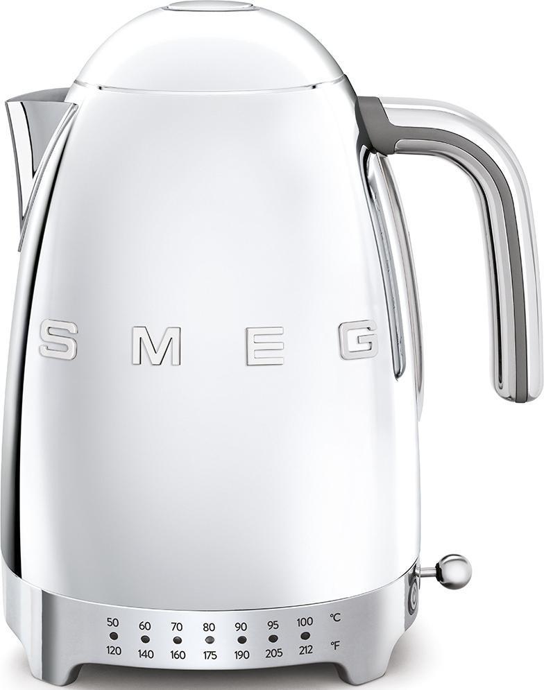Smeg - 1.7 L 50's Style Variable Temperature Kettle with 3D Logo Chrome - KLF04SSUS