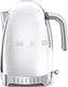 Smeg - 1.7 L 50's Style Variable Temperature Kettle with 3D Logo Chrome - KLF04SSUS