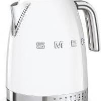 Smeg - 1.7 L 50's Style Variable Temperature Kettle with 3D Logo White - KLF04WHUS