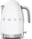 Smeg - 1.7 L 50's Style Variable Temperature Kettle with 3D Logo White - KLF04WHUS