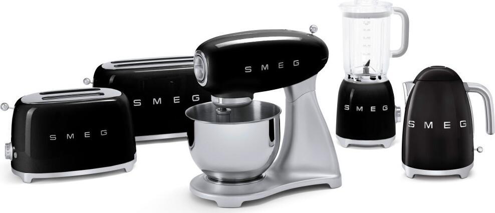 Smeg - 2 Slice 50's Style Toaster Black - TSF01BLUS