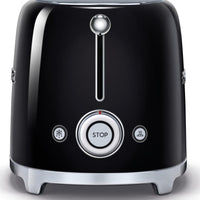 Smeg - 2 Slice 50's Style Toaster Black - TSF01BLUS