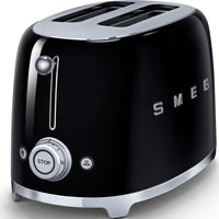 Smeg - 2 Slice 50's Style Toaster Black - TSF01BLUS