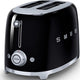 Smeg - 2 Slice 50's Style Toaster Black - TSF01BLUS