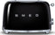 Smeg - 2 Slice 50's Style Toaster Black - TSF01BLUS