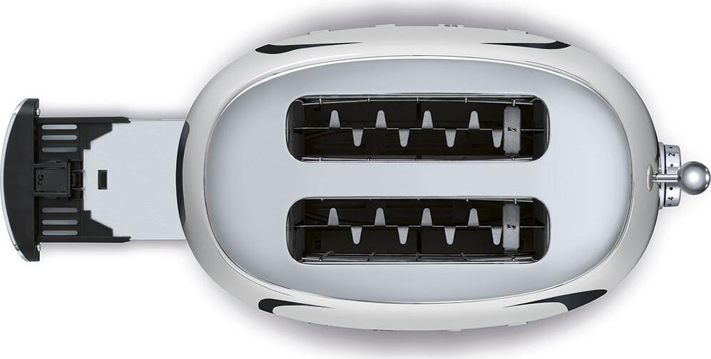 Smeg - 2 Slice 50's Style Toaster Chrome - TSF01SSUS