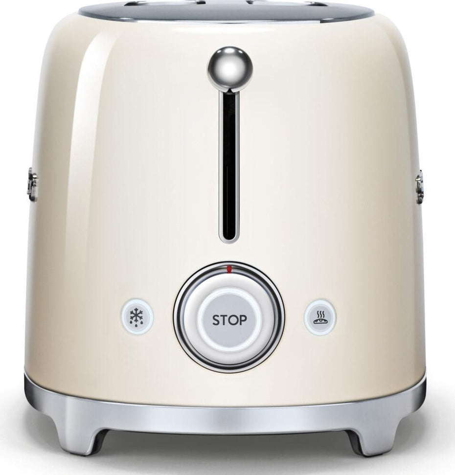 Smeg - 2 Slice 50's Style Toaster Cream - TSF01CRUS