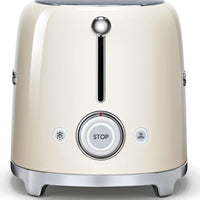 Smeg - 2 Slice 50's Style Toaster Cream - TSF01CRUS