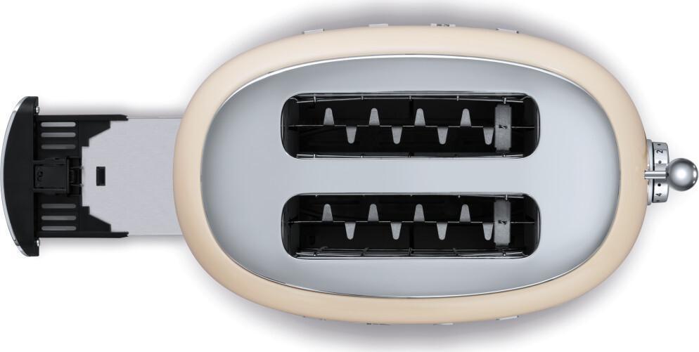 Smeg - 2 Slice 50's Style Toaster Cream - TSF01CRUS