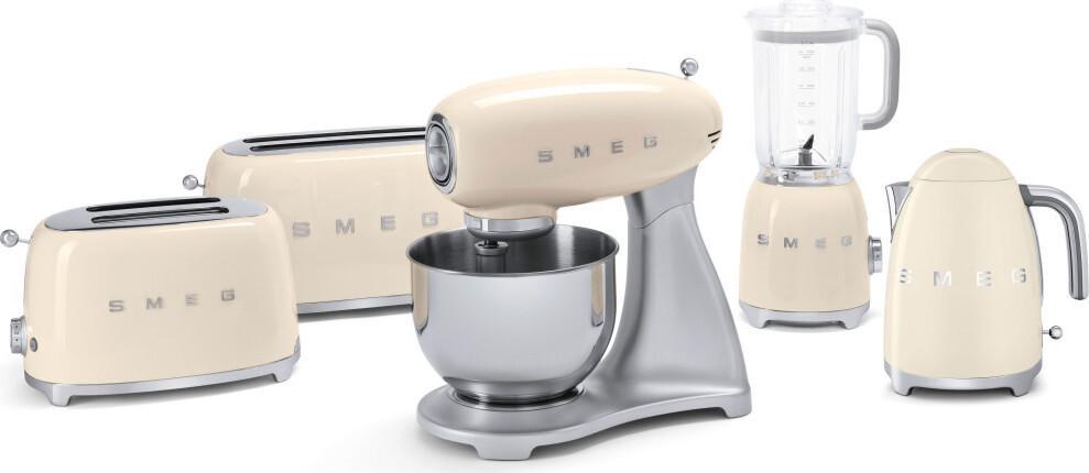 Smeg - 2 Slice 50's Style Toaster Cream - TSF01CRUS