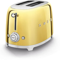 Smeg - 2 Slice 50's Style Toaster Gold - TSF01GOUS - DISCONTINUED