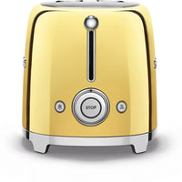 Smeg - 2 Slice 50's Style Toaster Gold - TSF01GOUS - DISCONTINUED