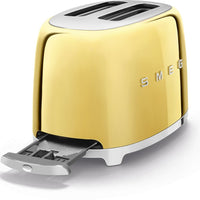 Smeg - 2 Slice 50's Style Toaster Gold - TSF01GOUS - DISCONTINUED