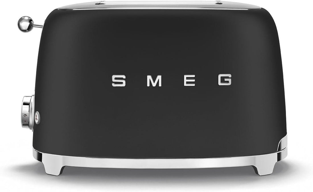 Smeg - 2 Slice 50's Style Toaster Matte Black - TSF01BLMUS