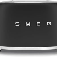 Smeg - 2 Slice 50's Style Toaster Matte Black - TSF01BLMUS