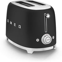Smeg - 2 Slice 50's Style Toaster Matte Black - TSF01BLMUS