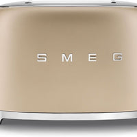 Smeg - 2 Slice 50's Style Toaster Matte Champagne - TSF01CHMUS
