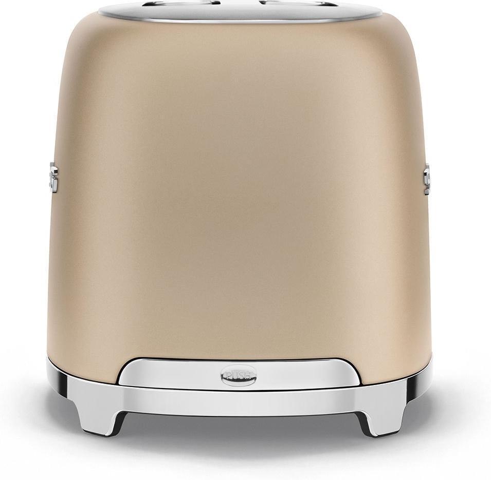 Smeg - 2 Slice 50's Style Toaster Matte Champagne - TSF01CHMUS